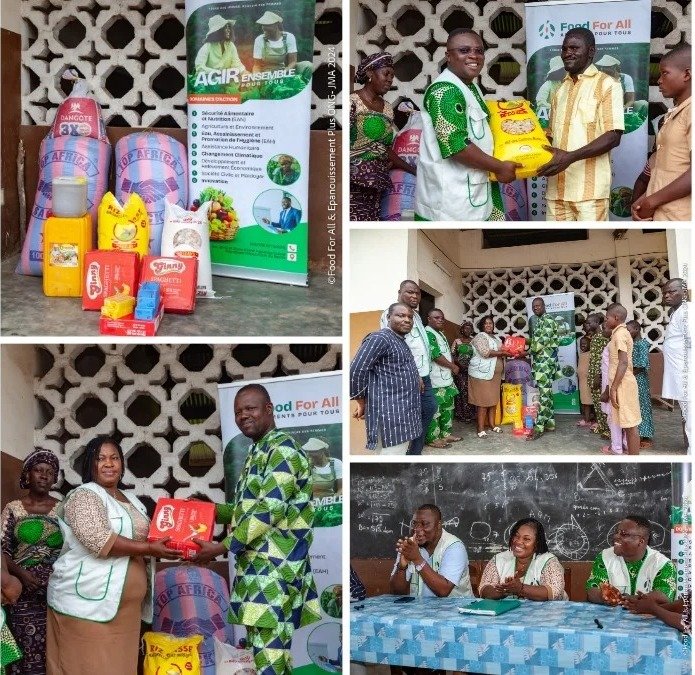Food For All offre des vivres pour alléger le quotidien des enfants malvoyants de Glazoué